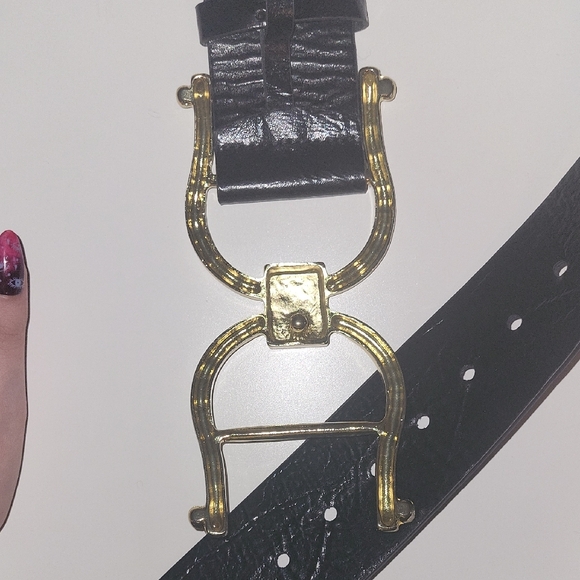 Topshop 2 Black and Gold Belts Set main image 6